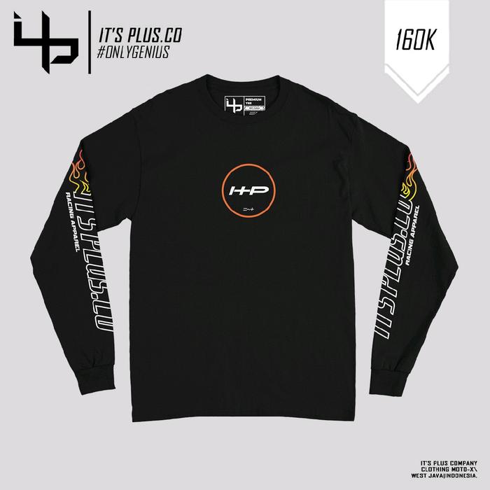 Itsplus Fire Buzz Longsleeve Black Kaos Motor Cross Racing Trail Offroad Enduro Adventure