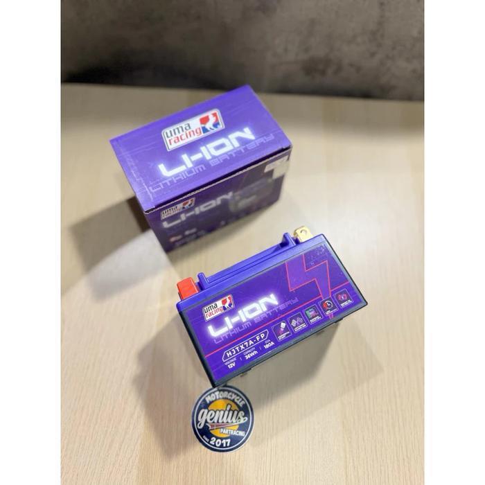 AKI UMA LITHIUM (HJTX7A - FP 12V 7AH 36WH CCA 180 ) HONDA CB 250 - KAWASAKI EX 250 - NINJA 250 KARBU