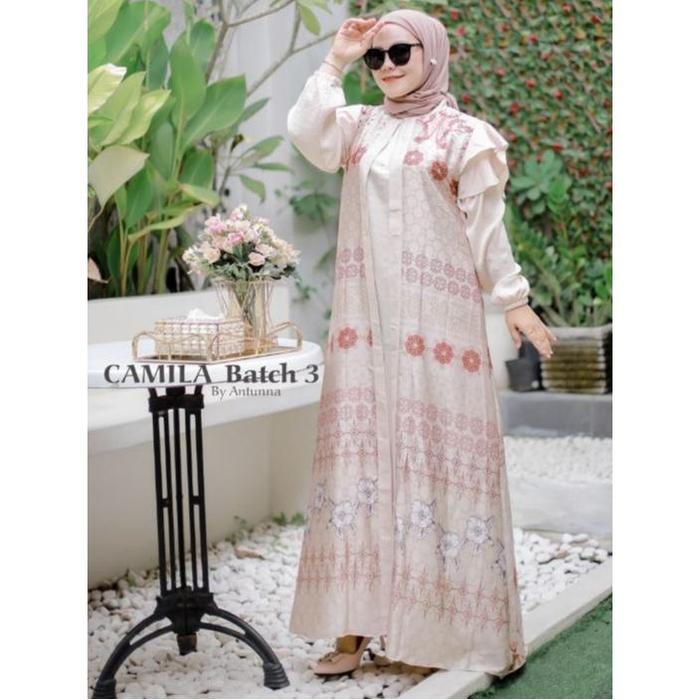 Gamis Lebaran Mewah CAMILA Set by Antunna