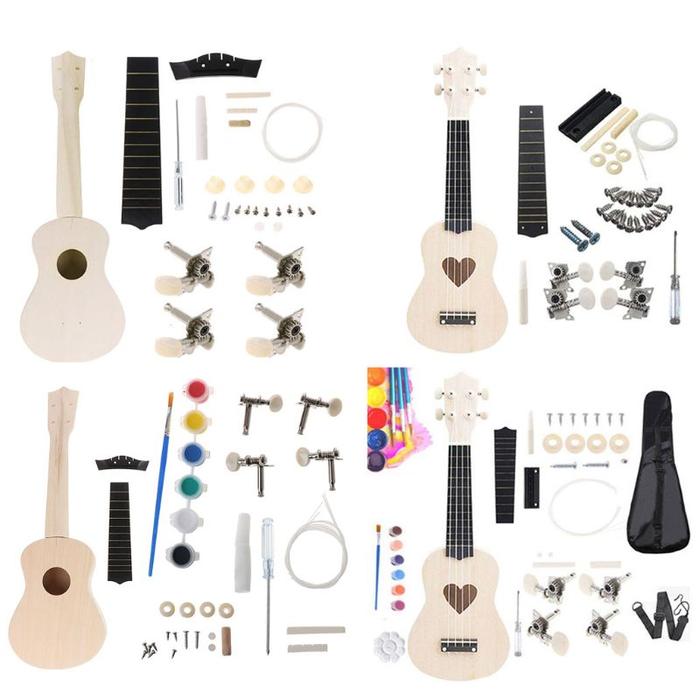 DIY Ukulele Make Your Own Ukulele Hawaii Ukulele Kit Musical