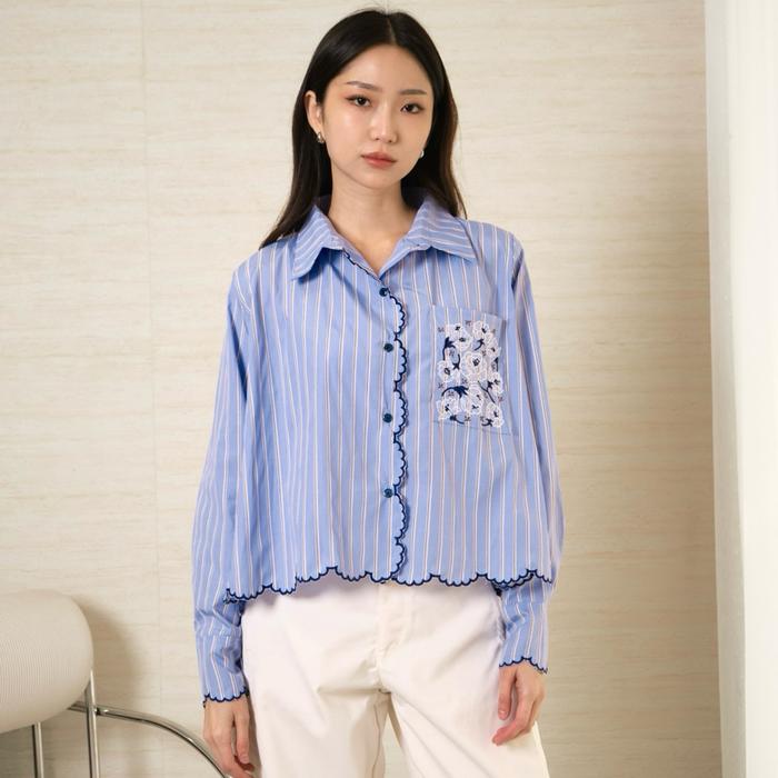 BEEANCA - Ivy embroidery shirt | blouse bordir