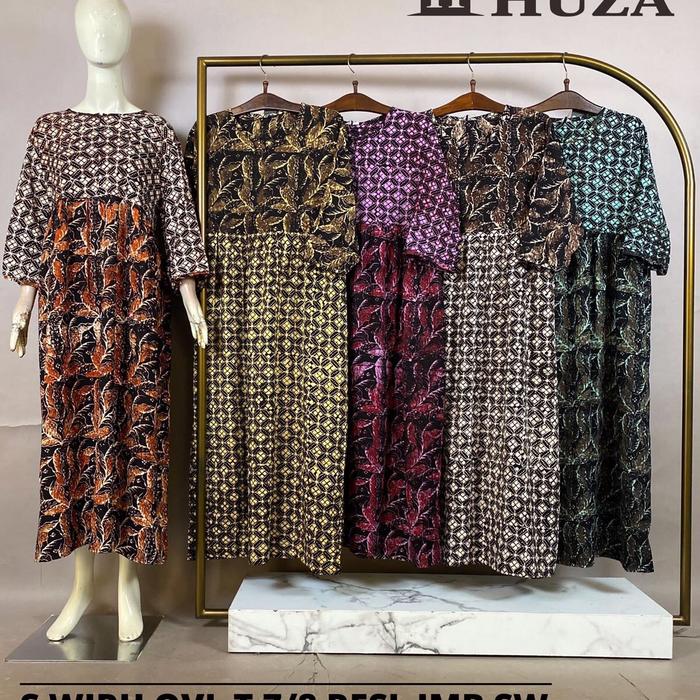 Sekdress L 7/8 Jumbo Batik Huza | Jumbo | Huza Batik