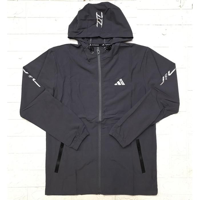New!!! Jaket Olahraga Pria Micro Parasut Adidas Running