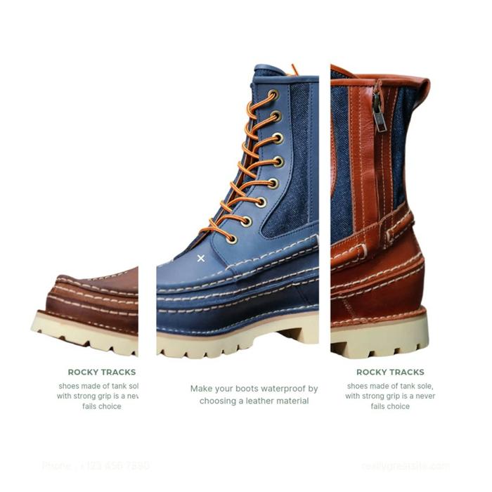 Cage Boots Crafted From Leather Domestic
