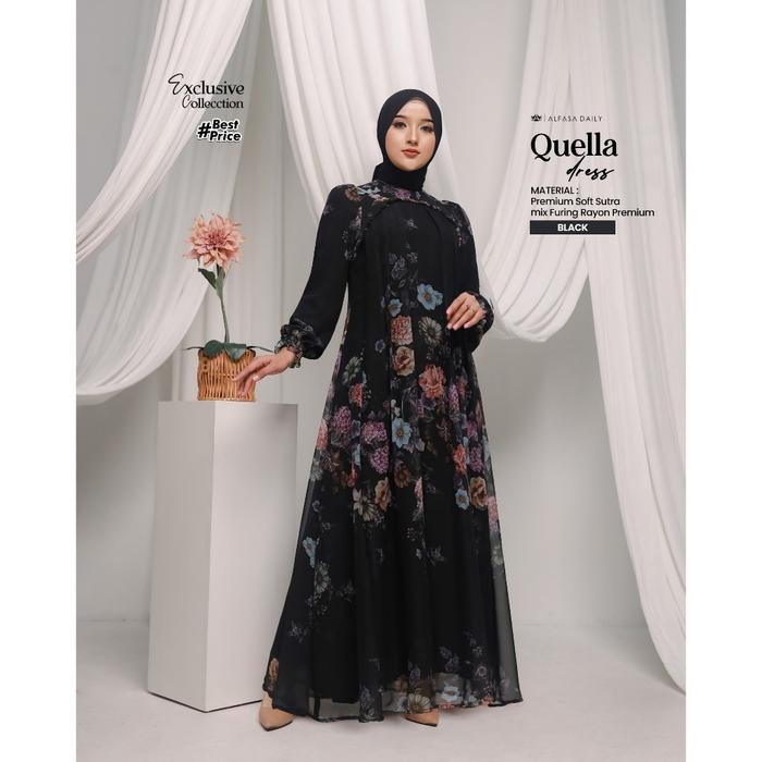 GAMIS KONDANGAN PREMIUM QUELLA DRESS - ALFASA DAILY