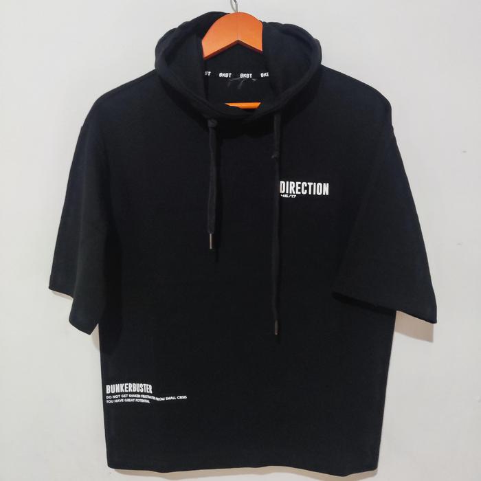 Hoodie Pria Tft Brand BKBT Hitam Size L