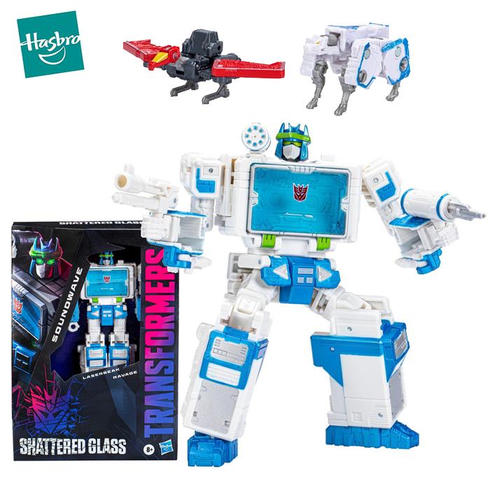 Original Hasbro Transformers Shattered Glass Soundwave with Laserbeak