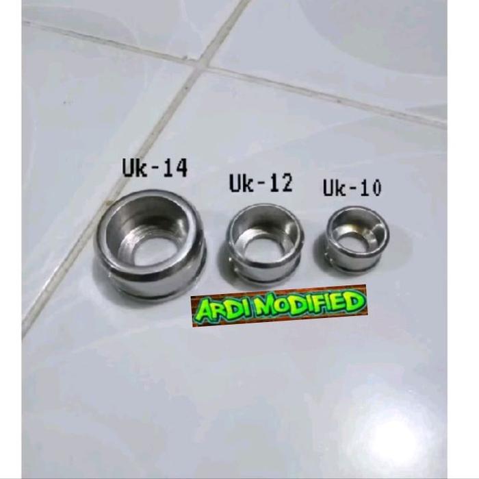 ring baut drat 14 L8 model cincin gelang stanlis polos