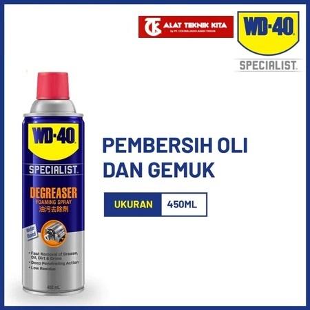 WD40  specialist degreaser 450ml pembersih oli gemuk noda WD 40 450 ml