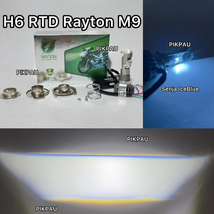 Lampu Utama Rayton LED M9 RTD H6 H4 H7 Led