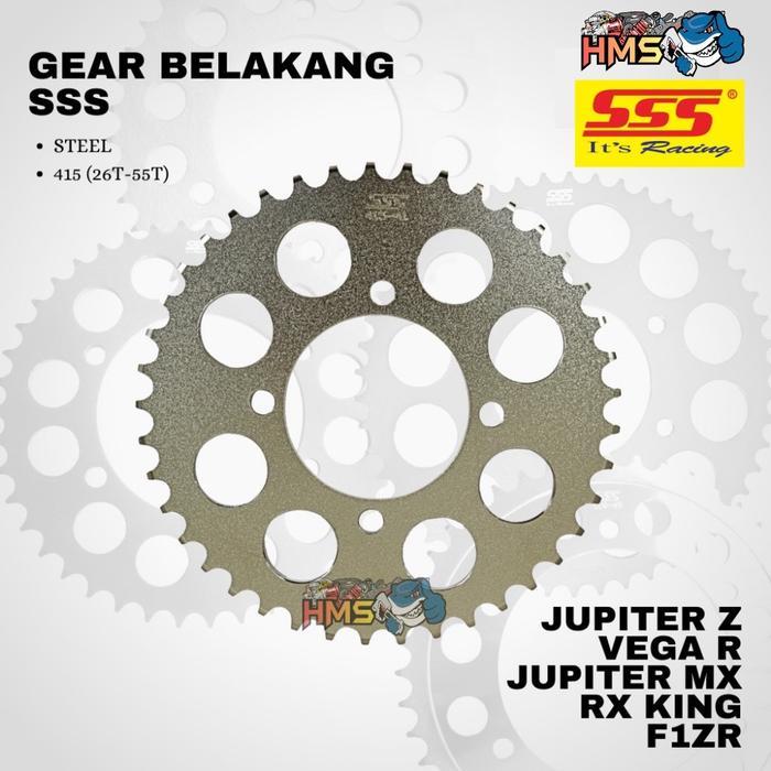 GIR GEAR BELAKANG SSS 415 RXZ JUPITER Z RX KING VEGA R NEW JUPITER MX JUPITER MX NEW VEGA FIZR FIRCE