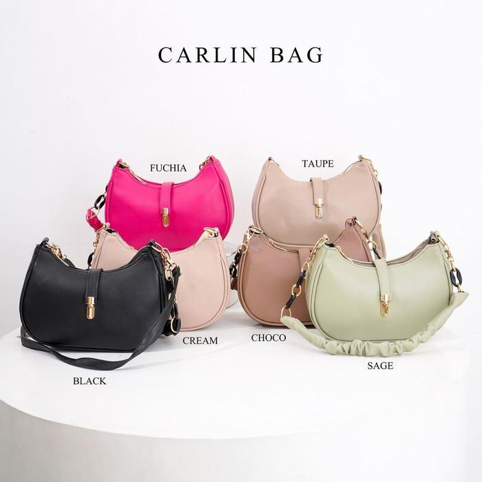 Loki store Tas wanita terbaru kekinian murah tas free tali panjang carlin bag