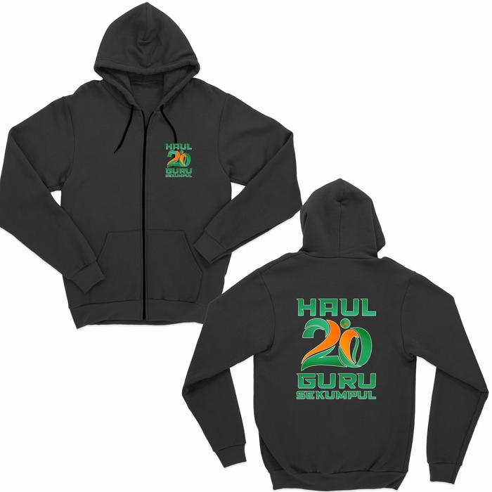 JAKET ZIPPER HAUL 20 GURU SEKUMPUL BIG SIZE JUMBO