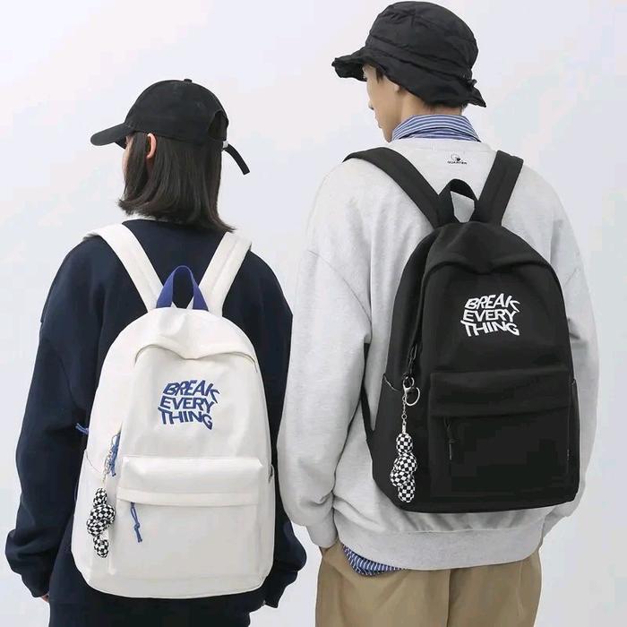 TAS RANSEL KOREAN STEAL BREAK PRIA DAN WANITA Backpack donatello Kanvas
