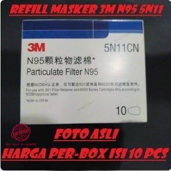 NEW Filter 3M Masker N95 5n11 Refill Seri 6000 dan 7000