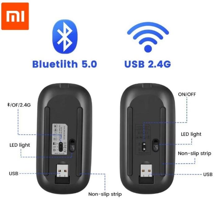 MOUSE BLUETOOTH MACBOOK MOUSE XIAOMI MI BLUETOOTH WIRELESS ORIGINAL