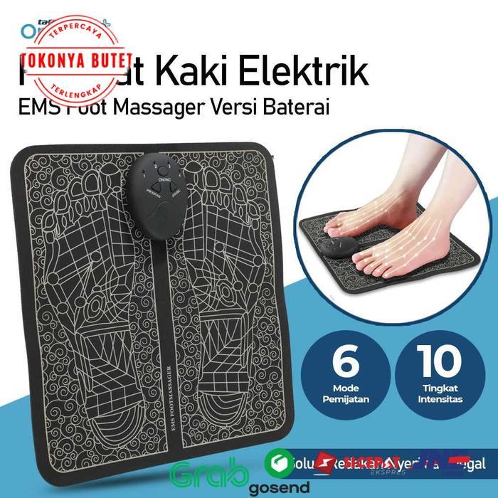 Pijat Kaki Elektrik EMS16 - Alat Pijat Kaki dengan 6 Mode dan 10 Tingkat Intensitas