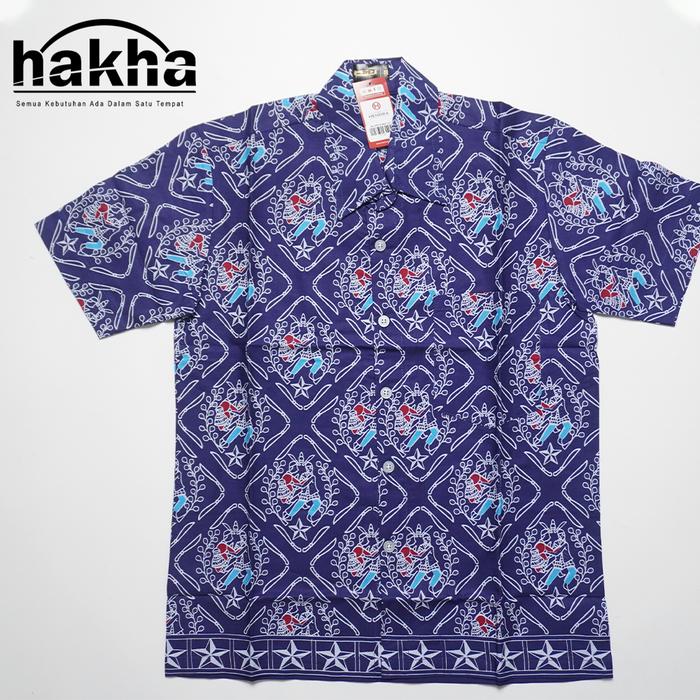 Baju Seragam Sekolah Batik SMP Kota Depok Tangan Panjang Dan Pendek Terbaru Size M - XXXXL