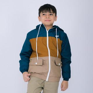Atomic Kiddz Jaket Waterproof Anak 1-12 Tahun - TRIZ Navy
