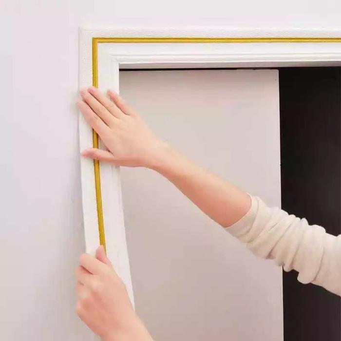 2.3M Wall Border List / Foam 3D List / List Dinding 3D List Foam Stiker Dinding Border Wallfoam / Pe