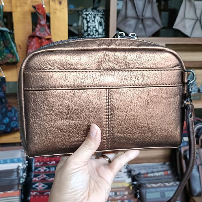 Tzeza Zeira Tas  Sling Pouch Leather Bag unisex