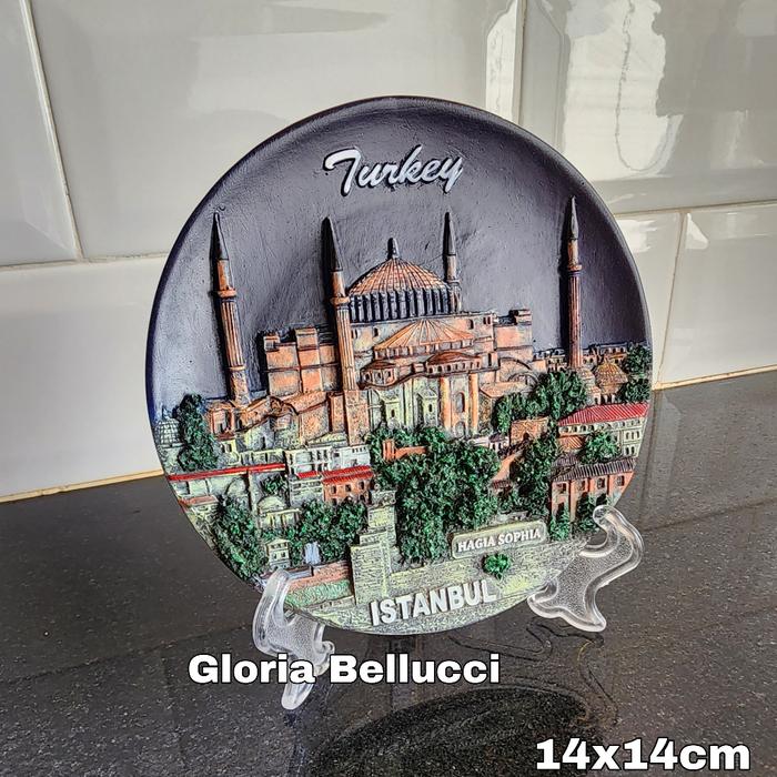 SOUVENIR PIRING TURKEY HAGIA SHOPIA TURKI DINDING ISTANBUL AYASOFYA TURKIYE