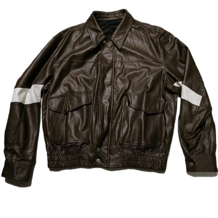 Jaket Kulit Pria asli 8second Korea