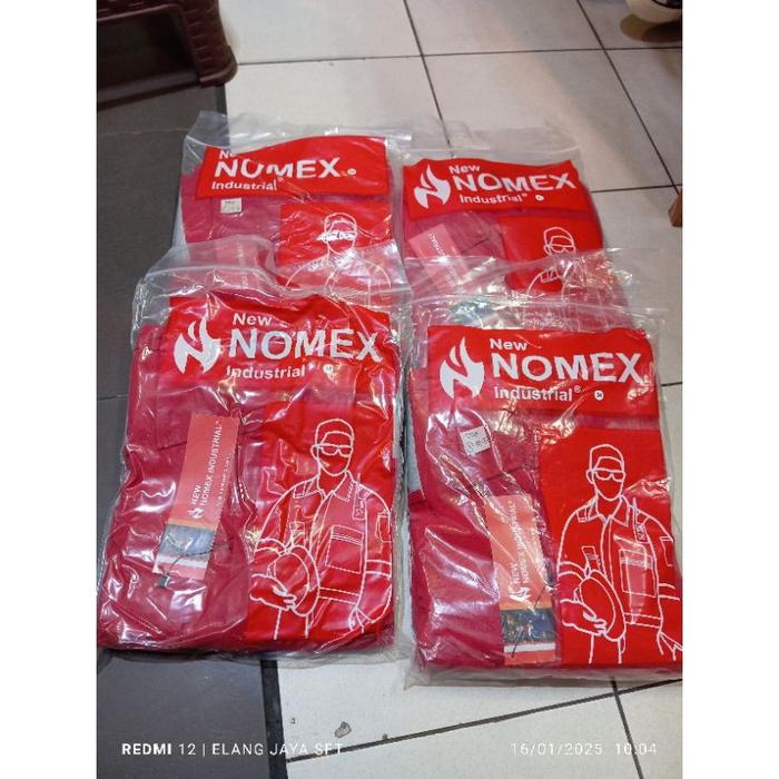 weaack coverall New Nomex IIIA merah coverall tahan api new nomex ori
