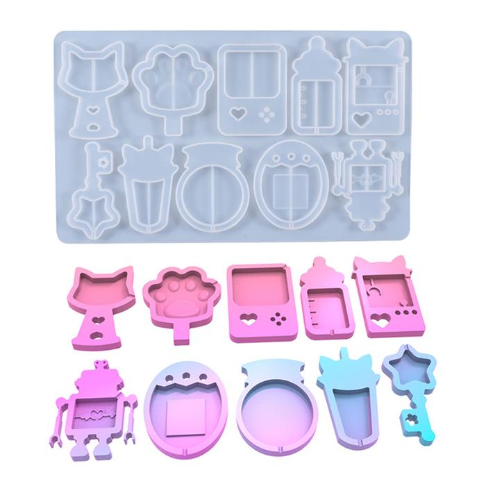 DIY Silicone Shaker Mold Quicksand Mold Resin Casting Shaker Mold