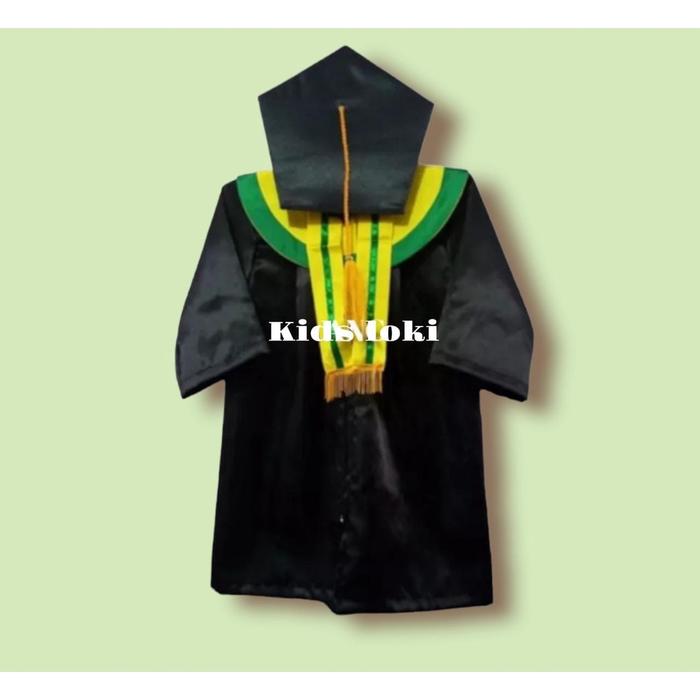 Setelan baju wisuda anak tk toga seragam kelulusan laki perempuan