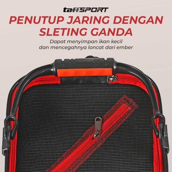 Ttas mancing ember mancing Ember Lipat Mancing Tempat Ikan Folding Fishing Bucket tas pancing