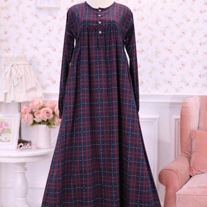 NIGHTGOWN DITSY JULI 2024 DOOS RED M/DOOS PICKLE S/LETHIA MAROON S M /LETHIA CHOCO L/SUMMER MAVIETTA