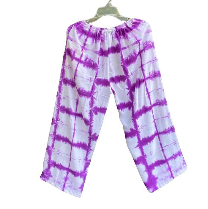 celana kulot shibori rayon