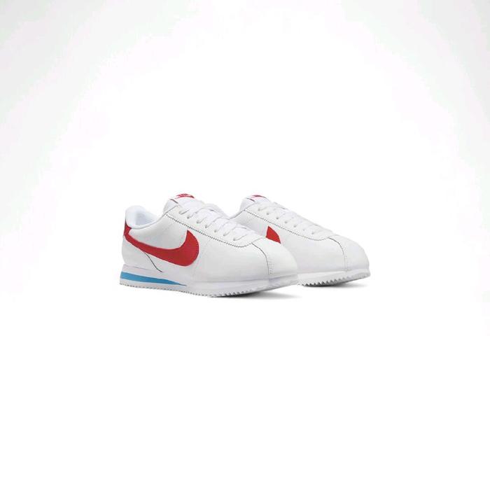 Nike Cortez Forrest Gump White Varsity Red Womens (Original 100%)