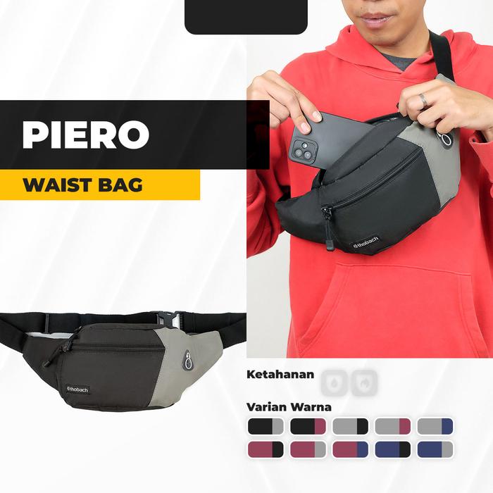 TAS WAISTBAG Pria Wanita Dinier PIERO THOBACH- Original