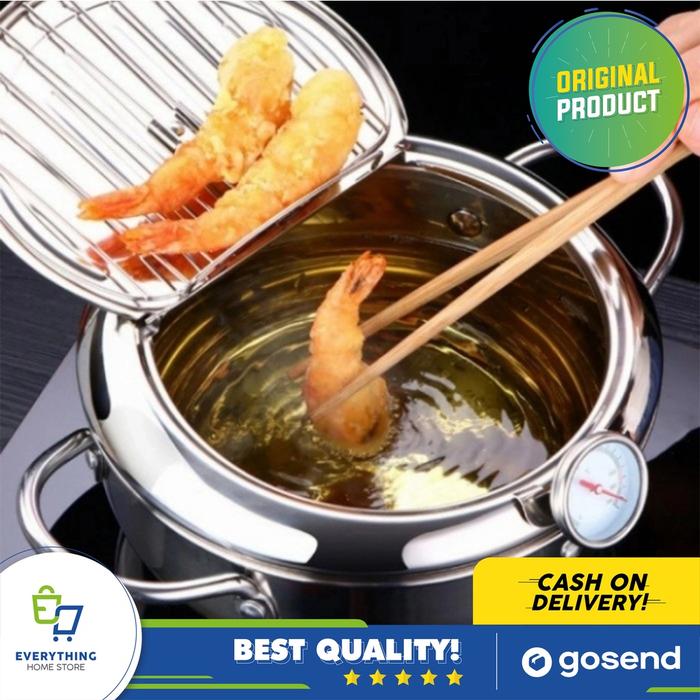 Japanese Frying Pan | Easy Deep Frying Pan EHS