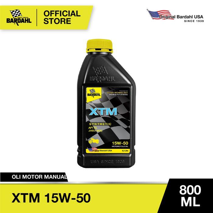 Bardahl Xtm 15W-50 Ma2 Synthetic Ester - Oli Sepeda Motor -Gratisongkir