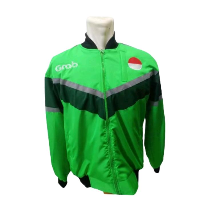jaket grab model bomber Pria Tebal Distro Waterproof Parka Casual