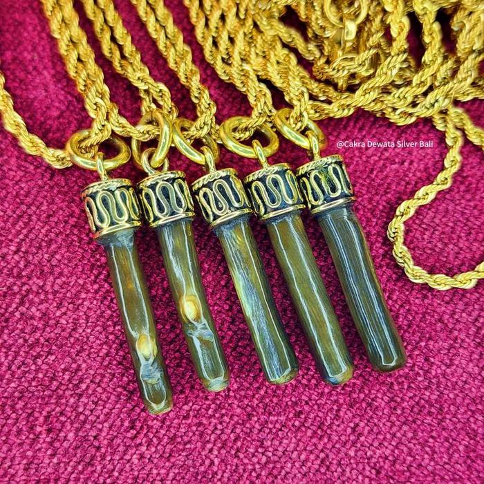 Parling Laris! Liontin Uli Gadang / Akar Bahar Asli Original Aura Booster By Dewata Silver Bali - Di