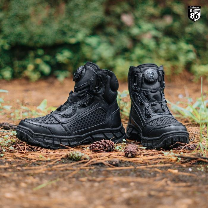 Sepatu PDL Raiders G2 Boots Polri TNI Security Riding Asli kulit berkualitas Shoes Pria hitam Kerja