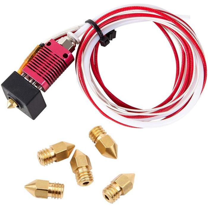 3D Printer Extruder Assembled Mk8 Hot End Kit For Ender 3 / Ender 3