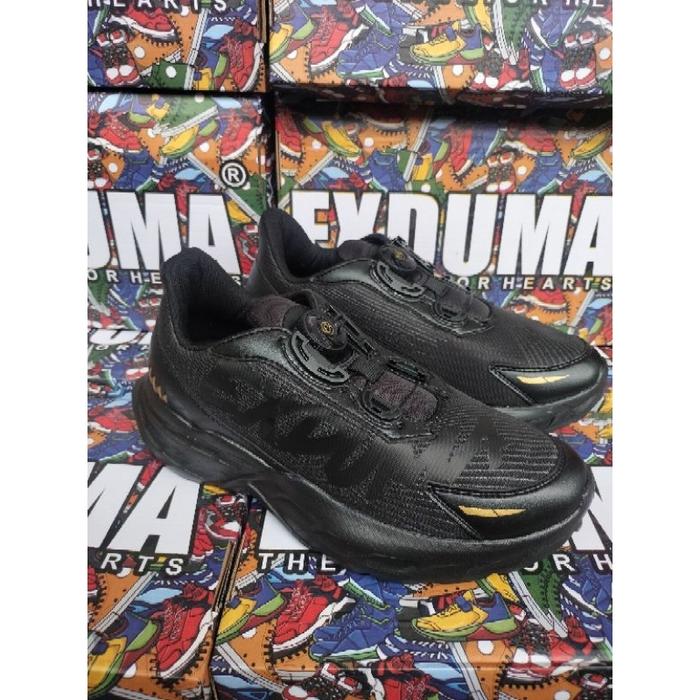 TERMURAH SEPATU EXDUMA TALI PUTAR/SEPATU EXDUMA RACING BLACK POTENZIO ORI