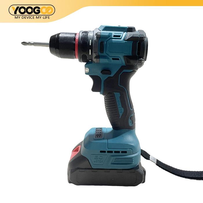 2 Speed Impact Drill Mesin Bor Elektrik Cordless Impact Wrench Brushless Baterai Ganda Mesin Bor Cor