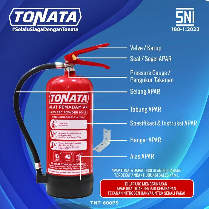 Flash Sale / Apar 6Kg Tonata / Abc Powder / Set Komplit Alas