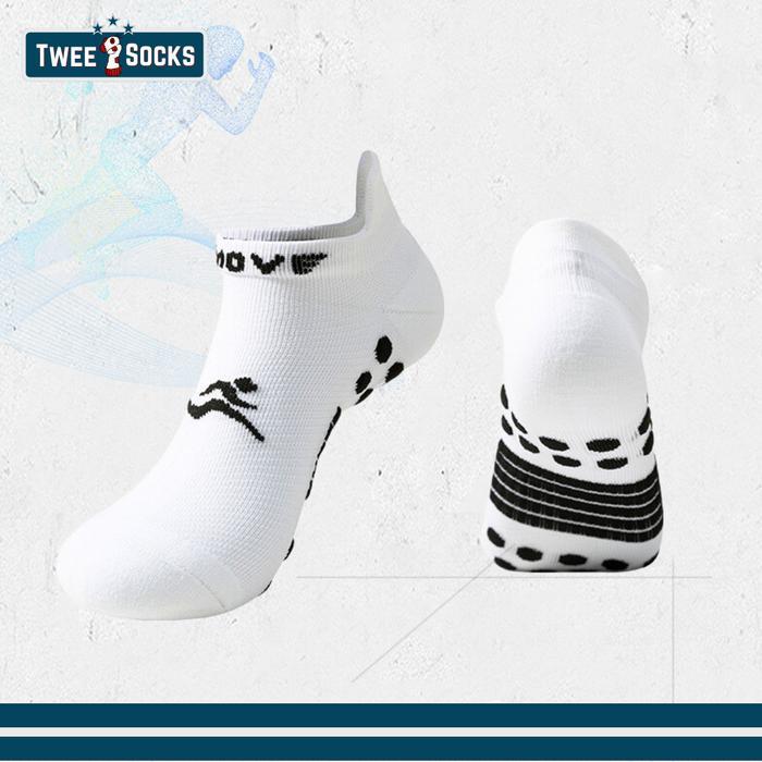 Twee Socks - Low Move I Kaus Kaki Olahraga Pendek Pria/Wanita Lari/Basket Tebal Kompresi Anti Slip -