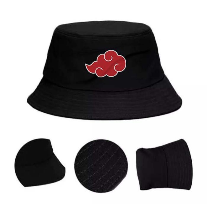 Bucket Hat Topi Anime Game Naruto Akatsuki