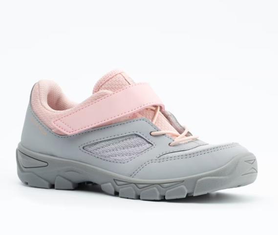 QUECHUA MH100 Sepatu Gunung Anak Perempuan Ringan Dengan Rip-Tab