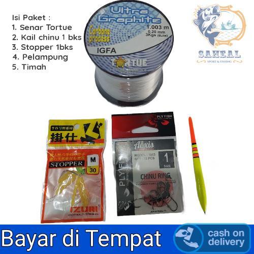 Senar Pancing Kuat Tortue ultra Graphite Bening 1/8 Spool Free Aksesoris pancing - 0.20mm-6LB-1.003M