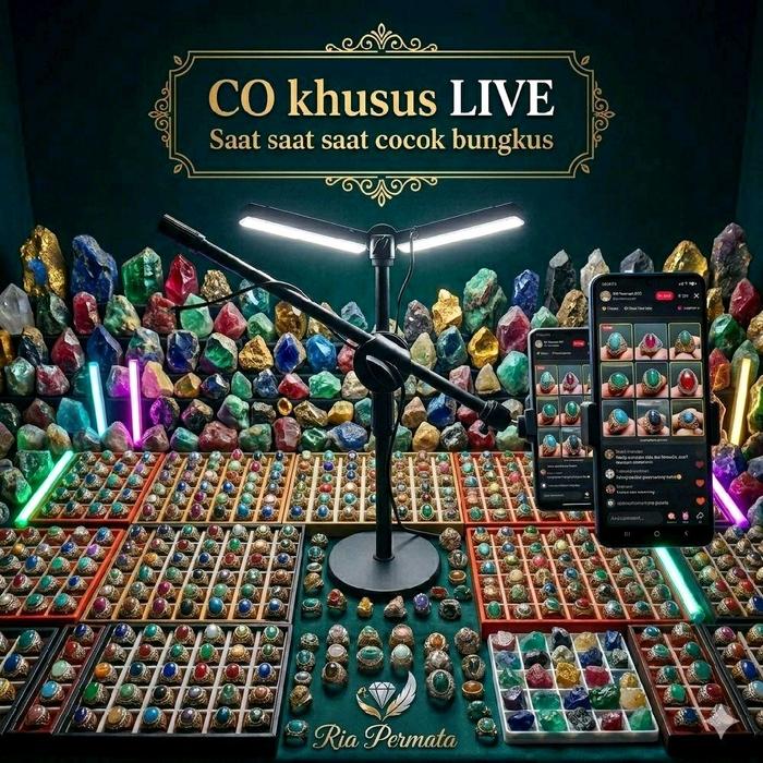 C0 Khusus Live Ria Permata525 Ss Satset Fleksibel untuk Deal atau No Deal Cocok Bungkus .. SSD DONE