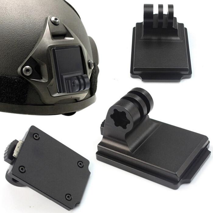 Sissi Helm Aluminium Pemasangan Tetap, untuk GOPRO Hero 3 Kamera
